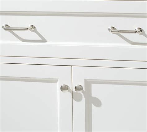 pottery barn large kitchen cabinet knobs stainless steel|pottery barn cabinet hardware knobs.